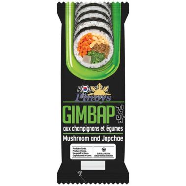 Uzkoda Gimbap ar sēnem un dārzeņiem, sald., 20*230g, Korean Food Style