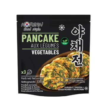 Pankūkas dārzeņu ar lokiem, sald., 12*300g, Korean Food Style