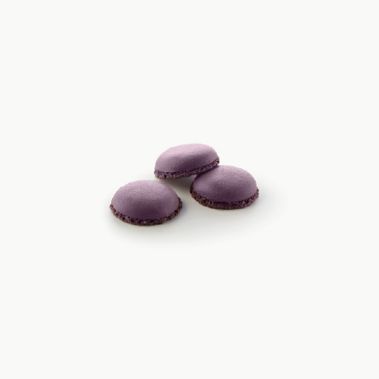 Shell Macaron halves, violet, 3.5cm, 84pcs*2.4g, Masdeu