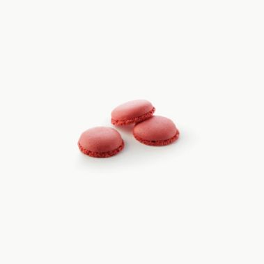 Shell Macaron halves, garnet, 3.5cm, 384pcs*2.4g, Masdeu