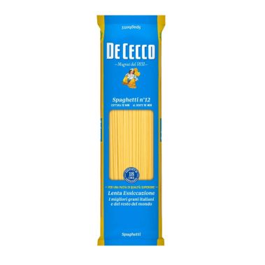 Pasta Spaghetti-12, 12*1kg, DeCecco