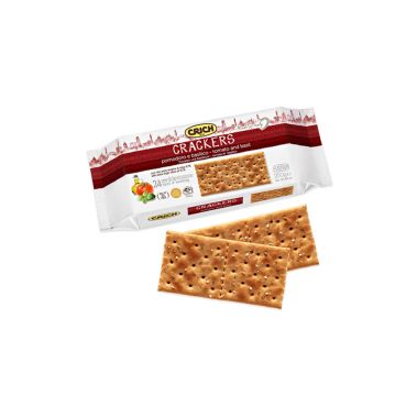 Crackers with tomatoes and basil, 12*250g, Crich