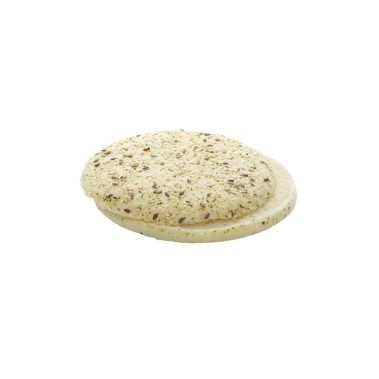 Bread Focaccia round with seeds and spices, P-B, frozen, 36*100g, Mantinga