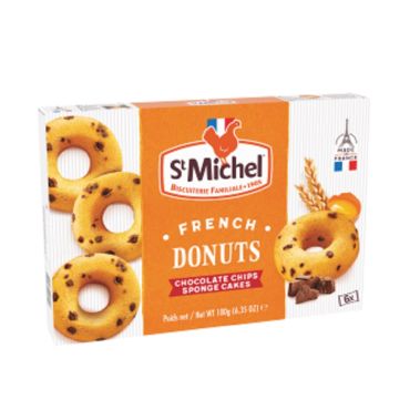 Doonuts with chocolate chip, 9*180g, St Michel