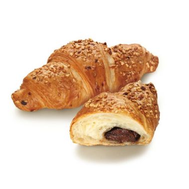 Croissant butter with cocoa hazelnut paste, RTB, frozen, 60*100g, Vandemoortele