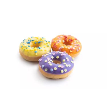 Donut mix with 3 taste (blueberry, orange, lemon, mini, RTE, frozen, 3*(36*22g), Vandemoortele
