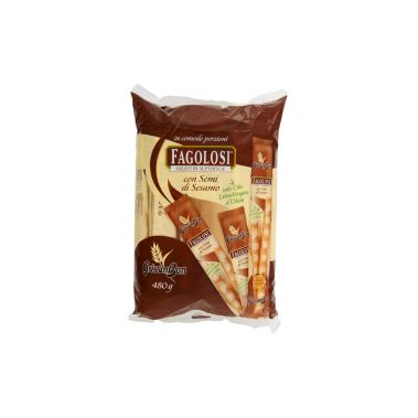 Grissini Fagolosi with sesame, 6*480g (40*12g), Marr