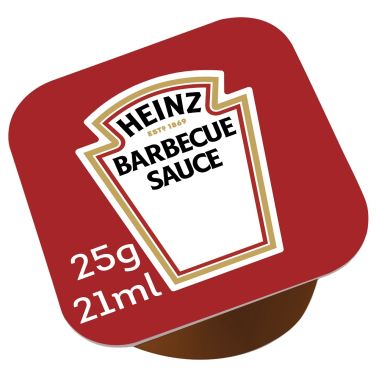 Sauce Barbecue, portions, 100*25g, Heinz