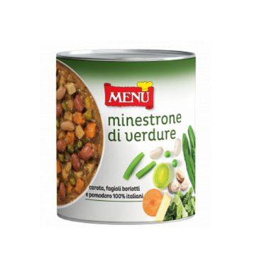 Soup Minestrone, 6*850g (6 porc.), Menu