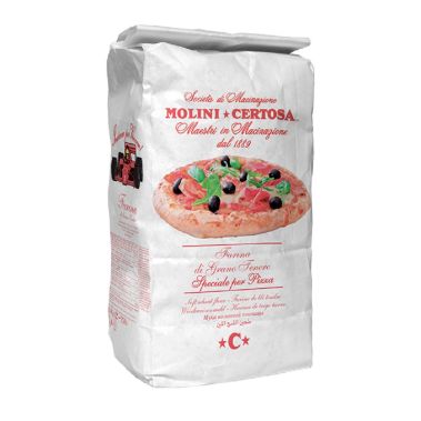 Flour wheat for Pizza, type 0/00, 1*25kg, Molini Certosa