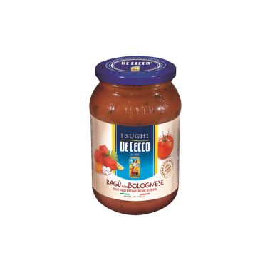 Sauce for pasta Bolognese with beef and pork, 6*400g, DeCecco