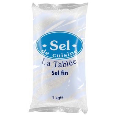 Sāls jūras, smalkā, 12*1kg, La Tablee