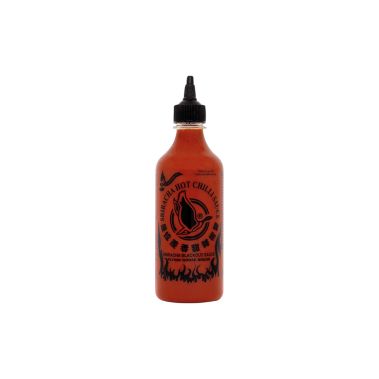 Sauce Chilli Sriracha Blackout, (70% chilli), 12*525g (455ml), Flying Goose