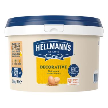 Majonēze dekorēšanai Decorative, 78%, 1*3L, Hellmann`s