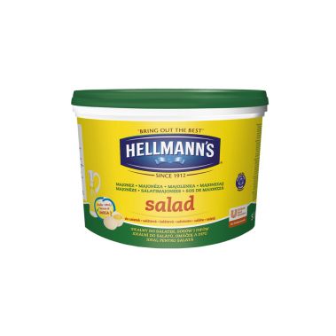 Майонез салатный, 30%, 1*5л, Hellmann`s