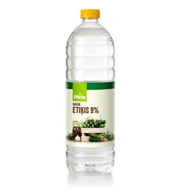Etiķis 9%, 12*1L, Perle