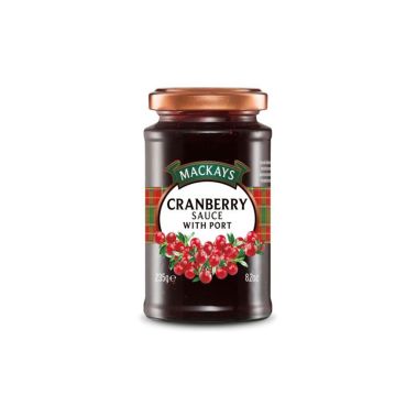 Sauce Cranberry with Port, 6*235g, Mackays