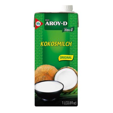 Kokosa piens, 60%, 12*1L, Aroy-D
