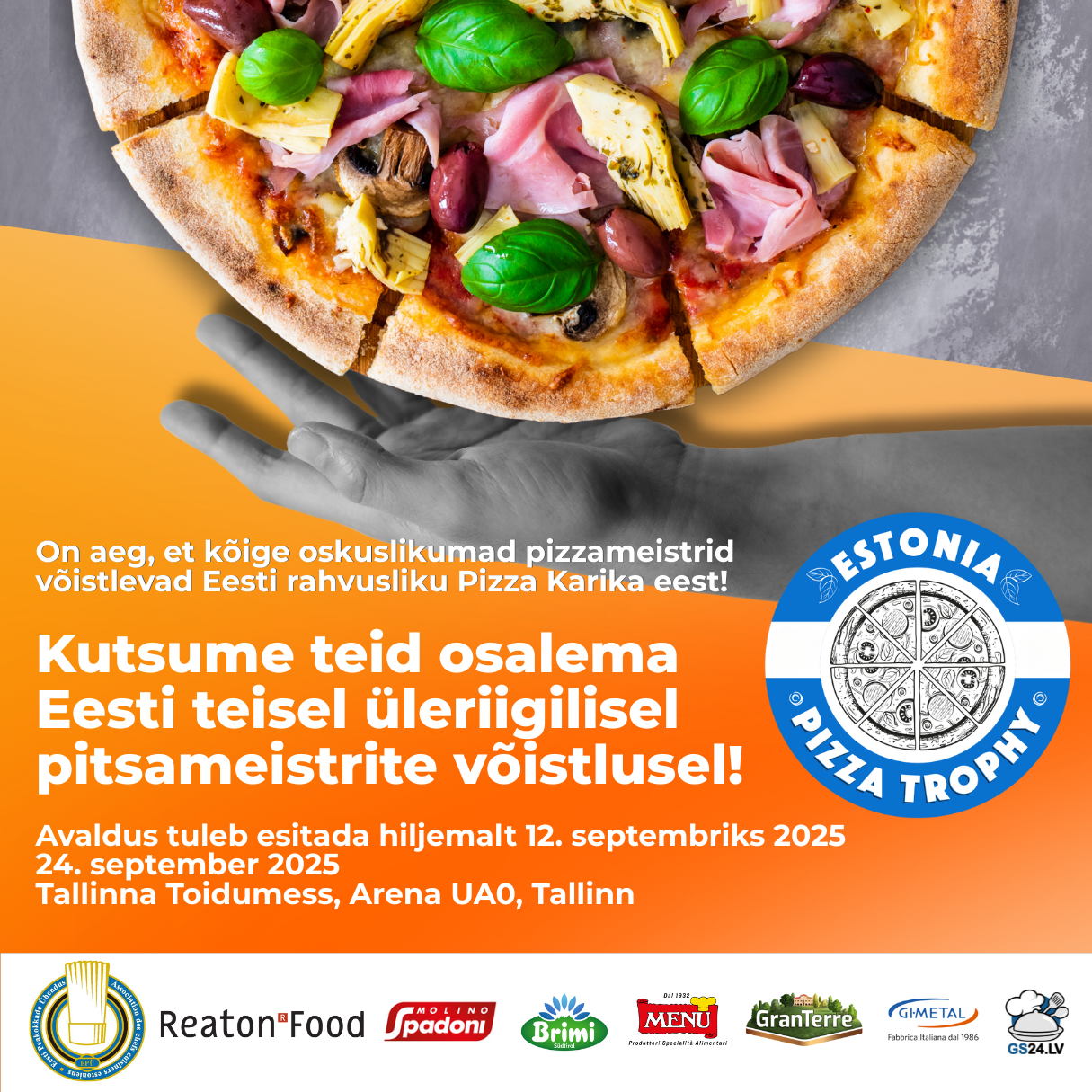 Kutse II Eesti rahvuslikule pitsavalmistamise võistlusele