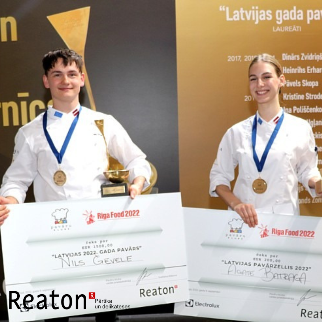 "Latvias’ Chef of the Year 2022" and "Reaton Golden Ladle" winner -  Nils Gevele