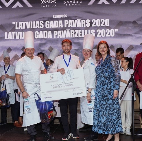 Latvian Chef of the Year 2020" announced and "Reaton Golden ladle " is presented